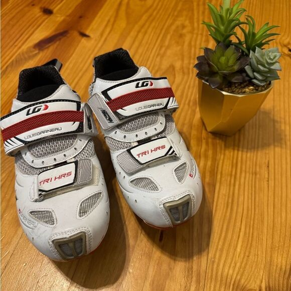 Louis Garneau Carbon HRS Bike Tri Triathlon Cycling Shoes EU 39 US 8.5W/6.5M - Picture 1 of 11